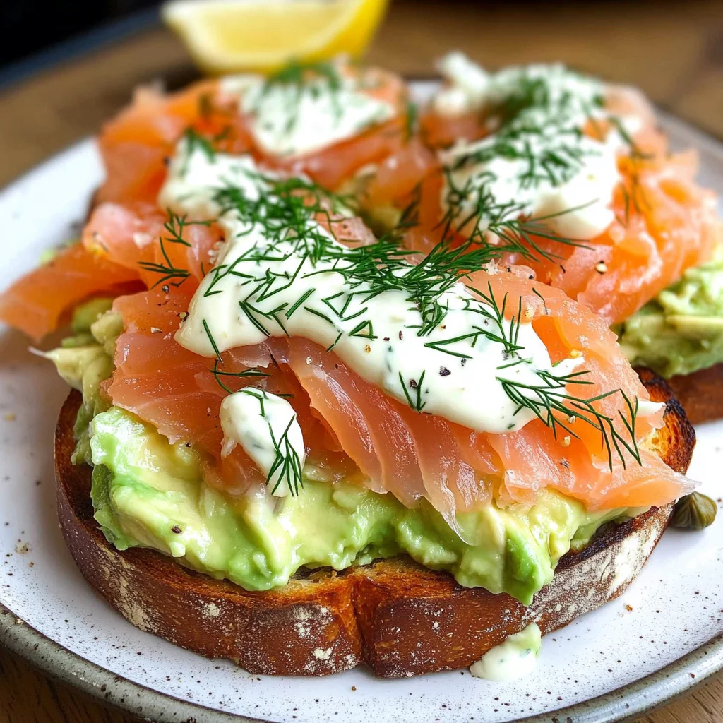 Avocado Toast with Smoked Salmon