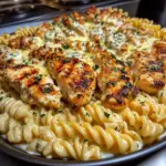 Creamy Garlic Butter Chicken Rotini