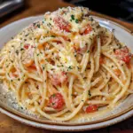 Creamy Garlic Parmesan Spaghetti