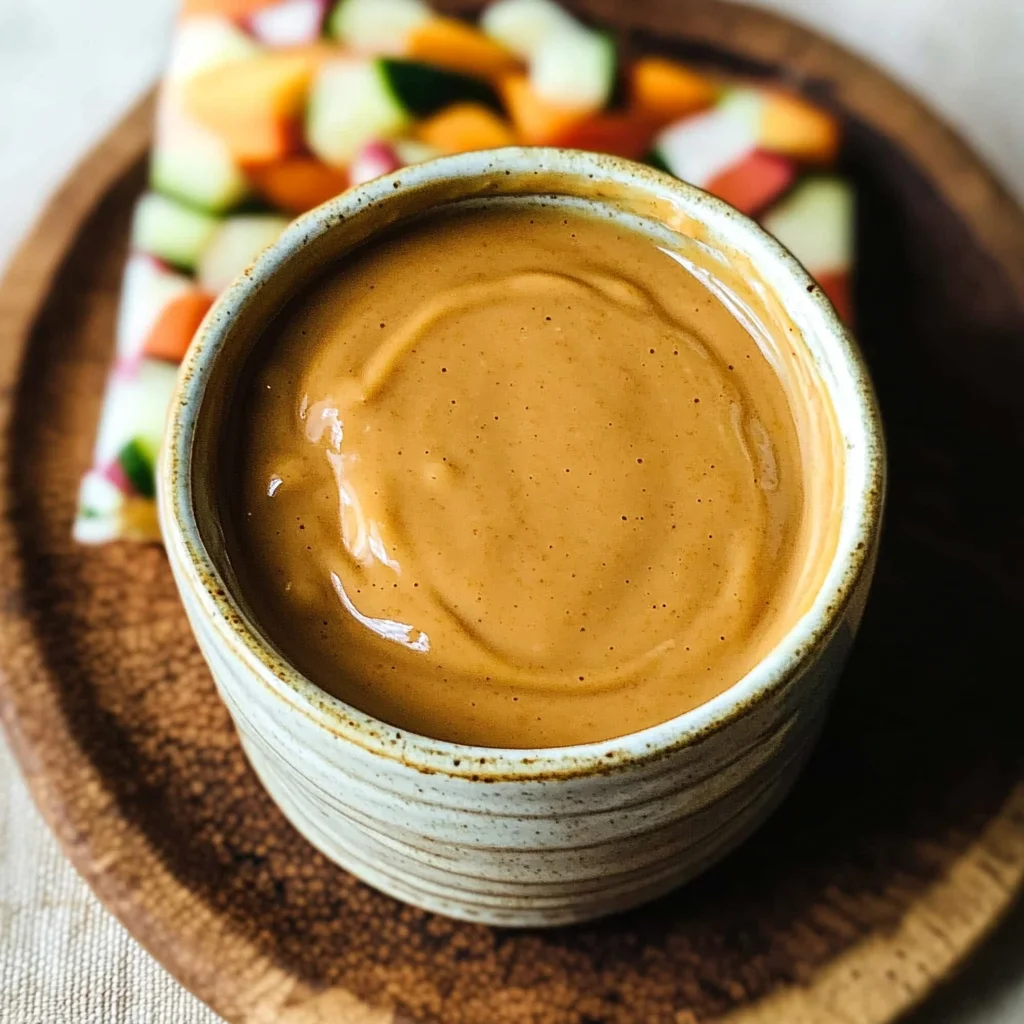 Easy Creamy Peanut Sauce Recipe
