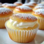 Fluffy Japanese Cotton Cheesecake Cupcakes You Must Try!