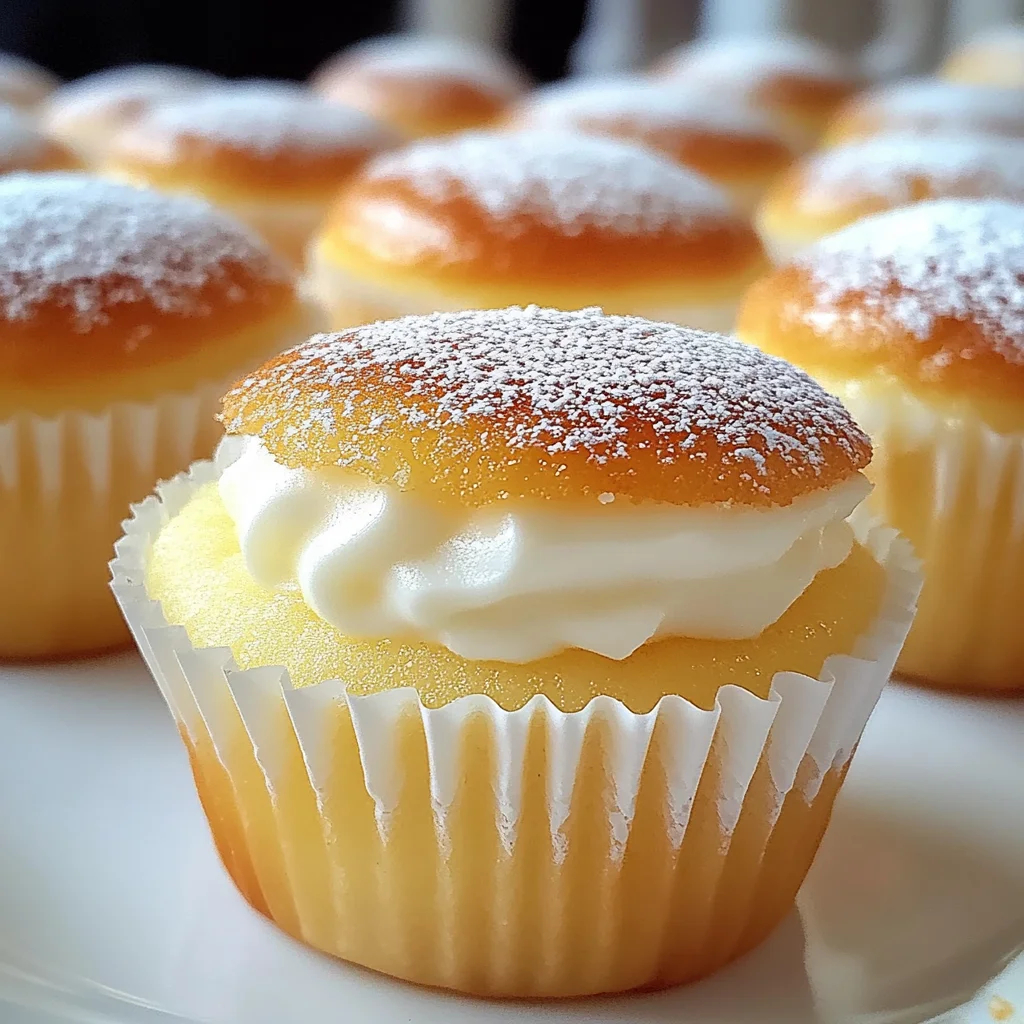 Fluffy Japanese Cotton Cheesecake Cupcakes You Must Try!