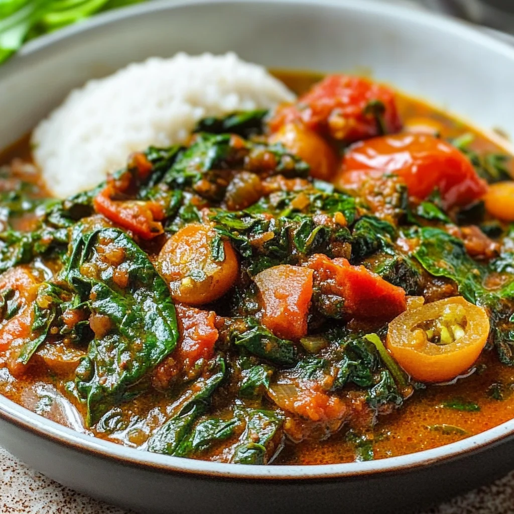 Ghanaian Spinach Stew