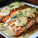 Grilled Salmon with Dijon Mustard Sauce: A Flavorful Delight!