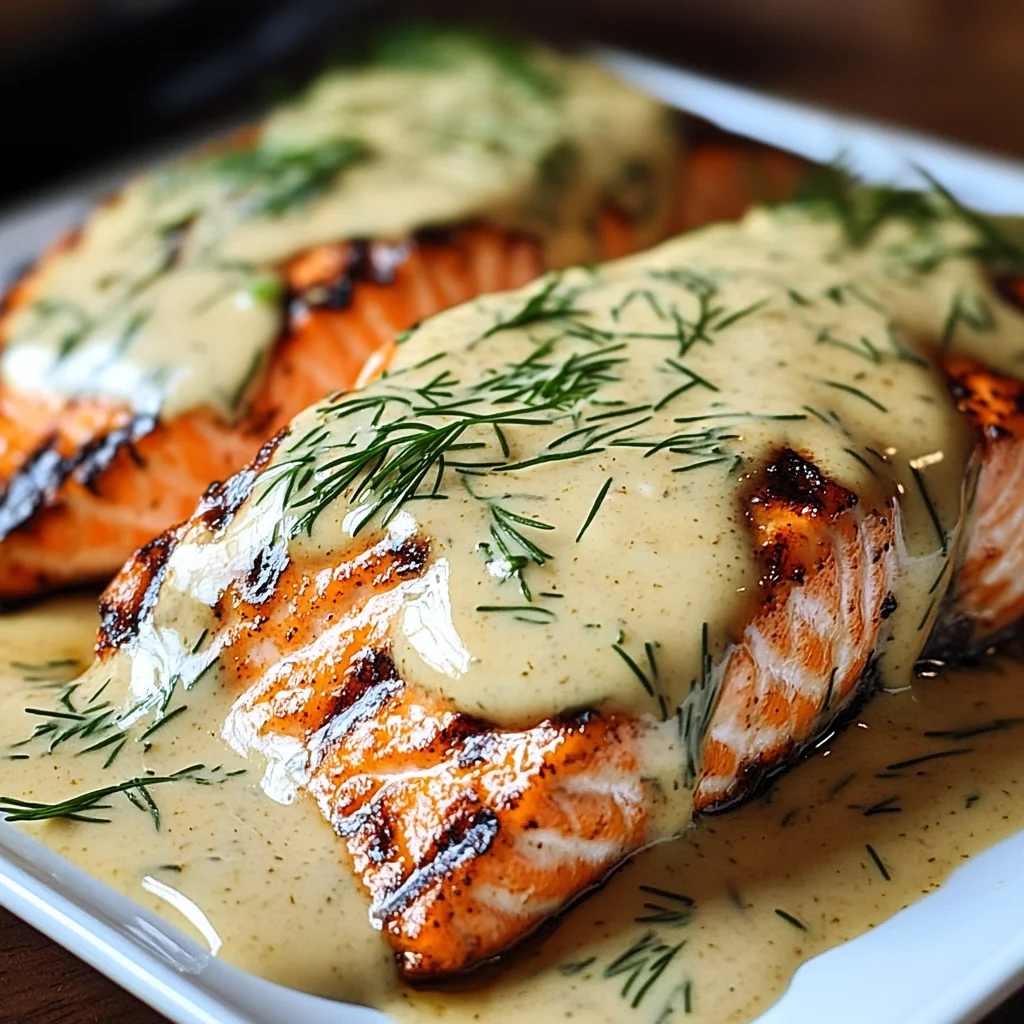 Grilled Salmon with Dijon Mustard Sauce: A Flavorful Delight!