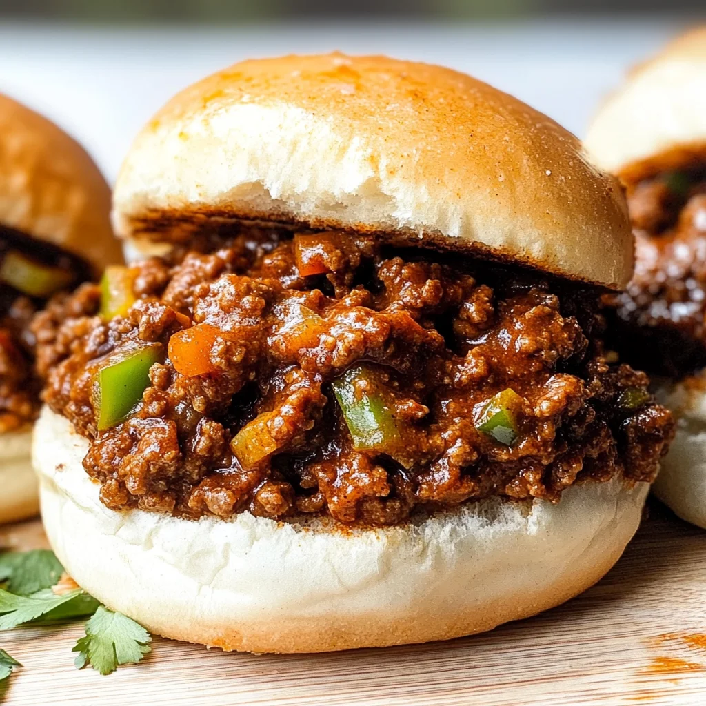 Healthy Sloppy Joes