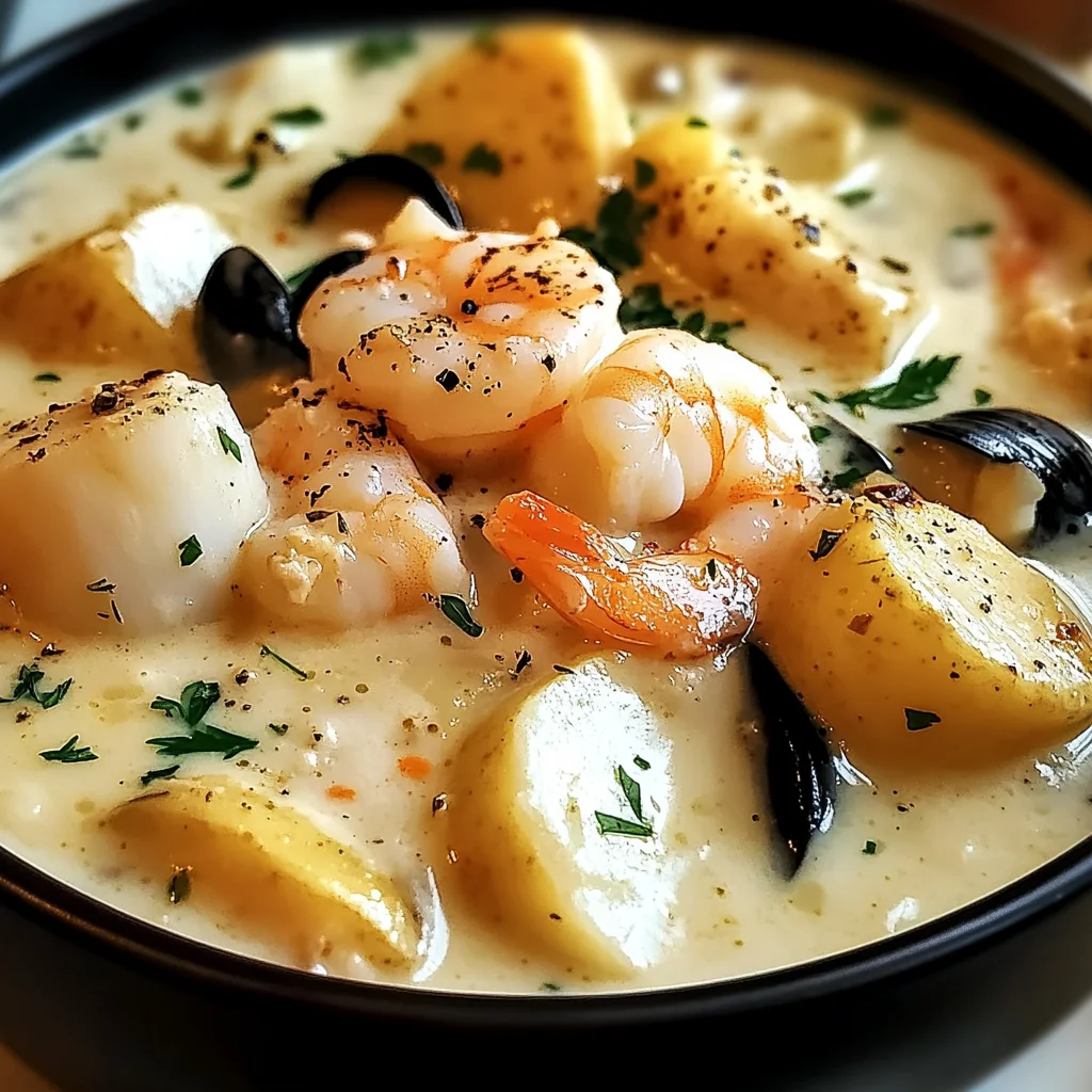 Hearty Nova Scotia Seafood Chowder for Cozy Nights In