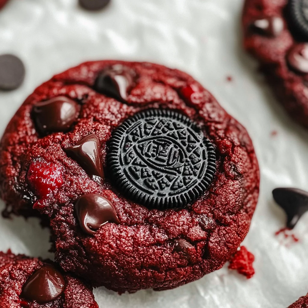 Homemade Red Velvet Oreo Cookies Recipe