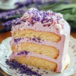 Lavender Cake Recipe with Lavender Buttercream Frosting