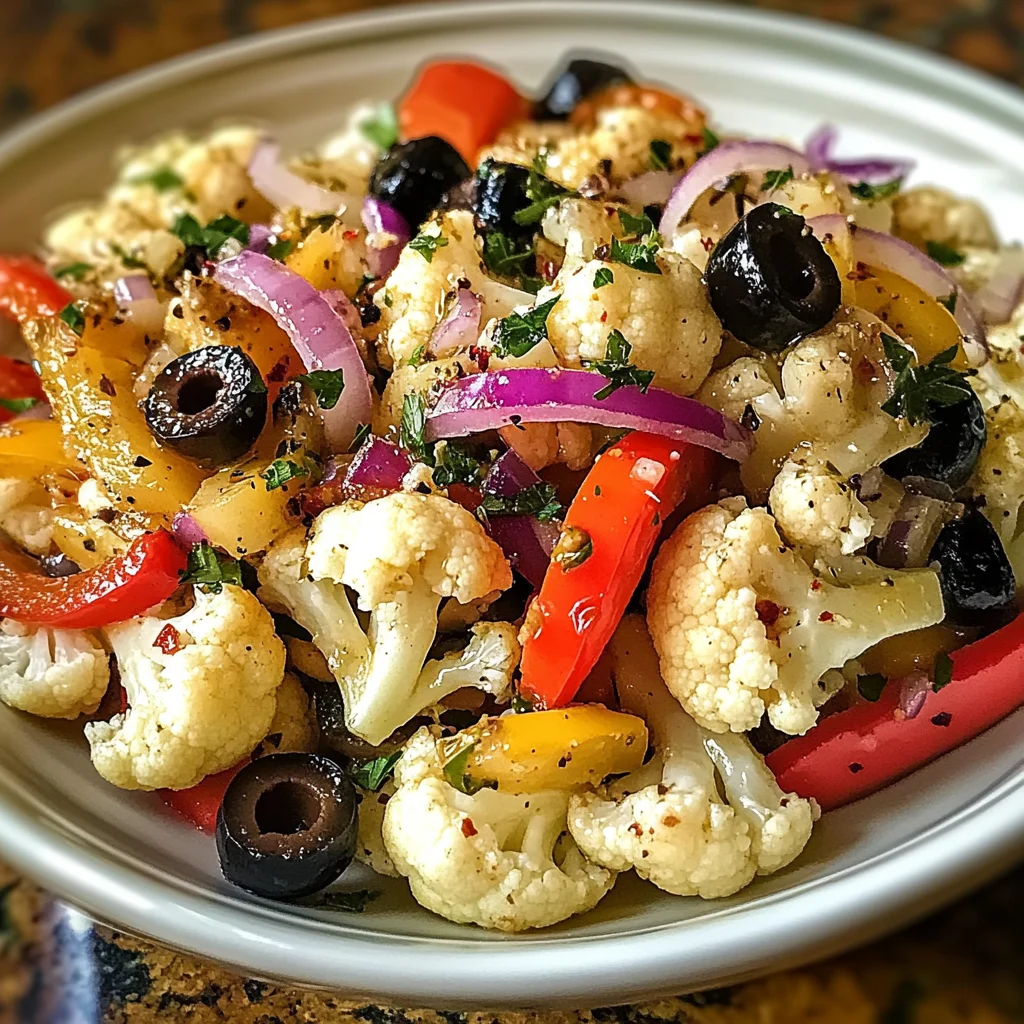 Marinated Cauliflower Salad: A Refreshing Flavor Burst!