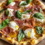 Prosciutto and Honey Burrata Pizza