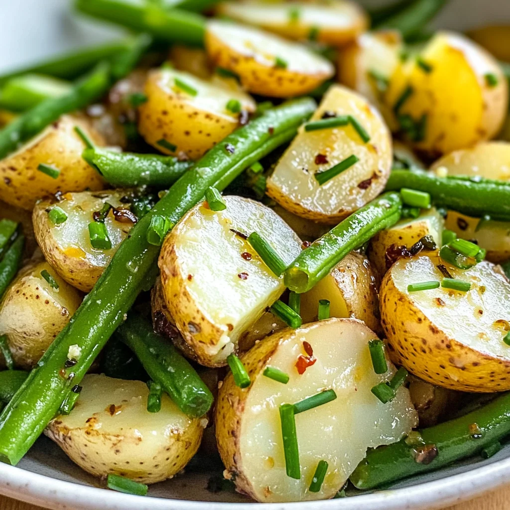 Quick Green Bean Potato Salad