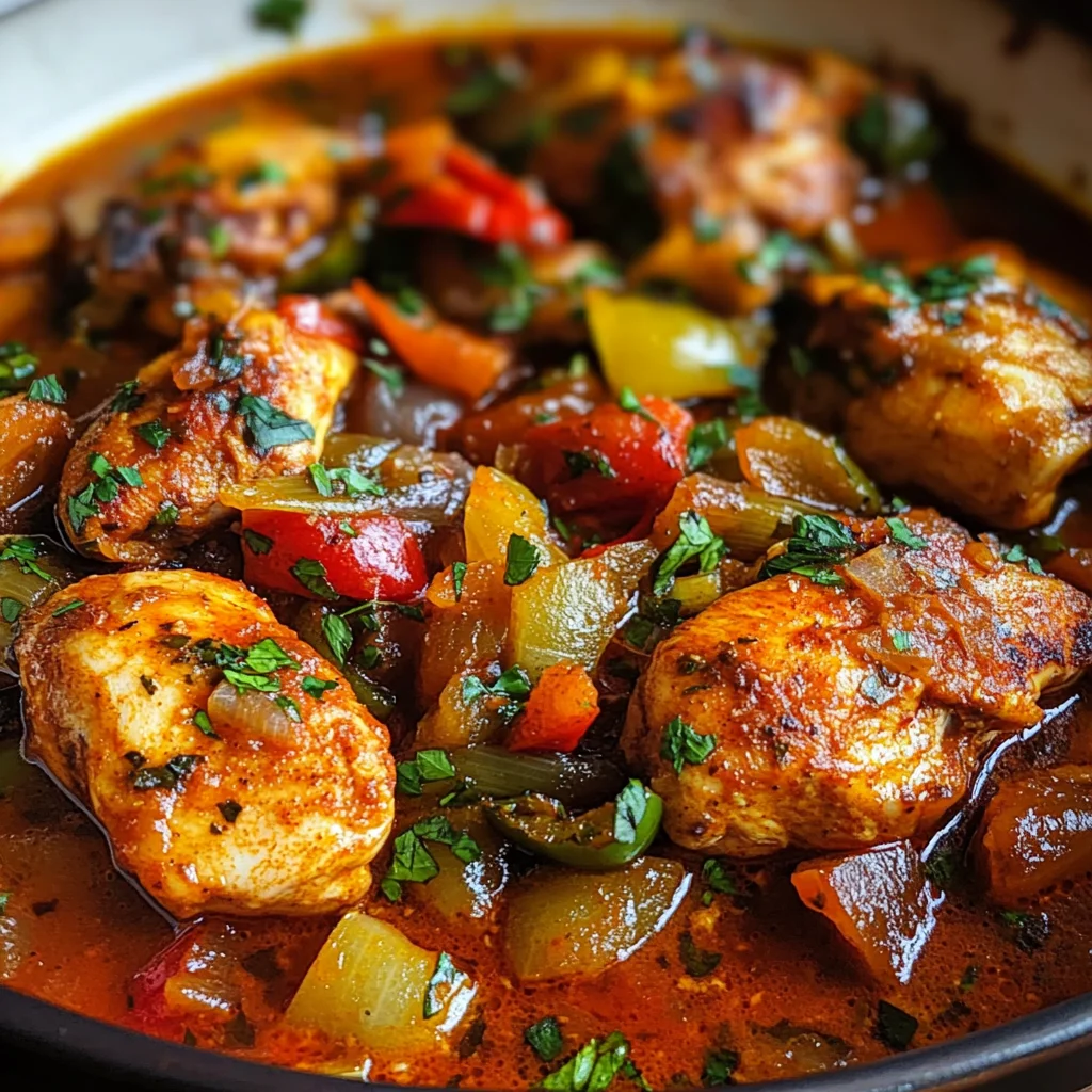 Spanish smoked paprika chicken