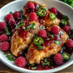 Sweet and Spicy Jalapeno Raspberry Chicken in Just 25 Minutes