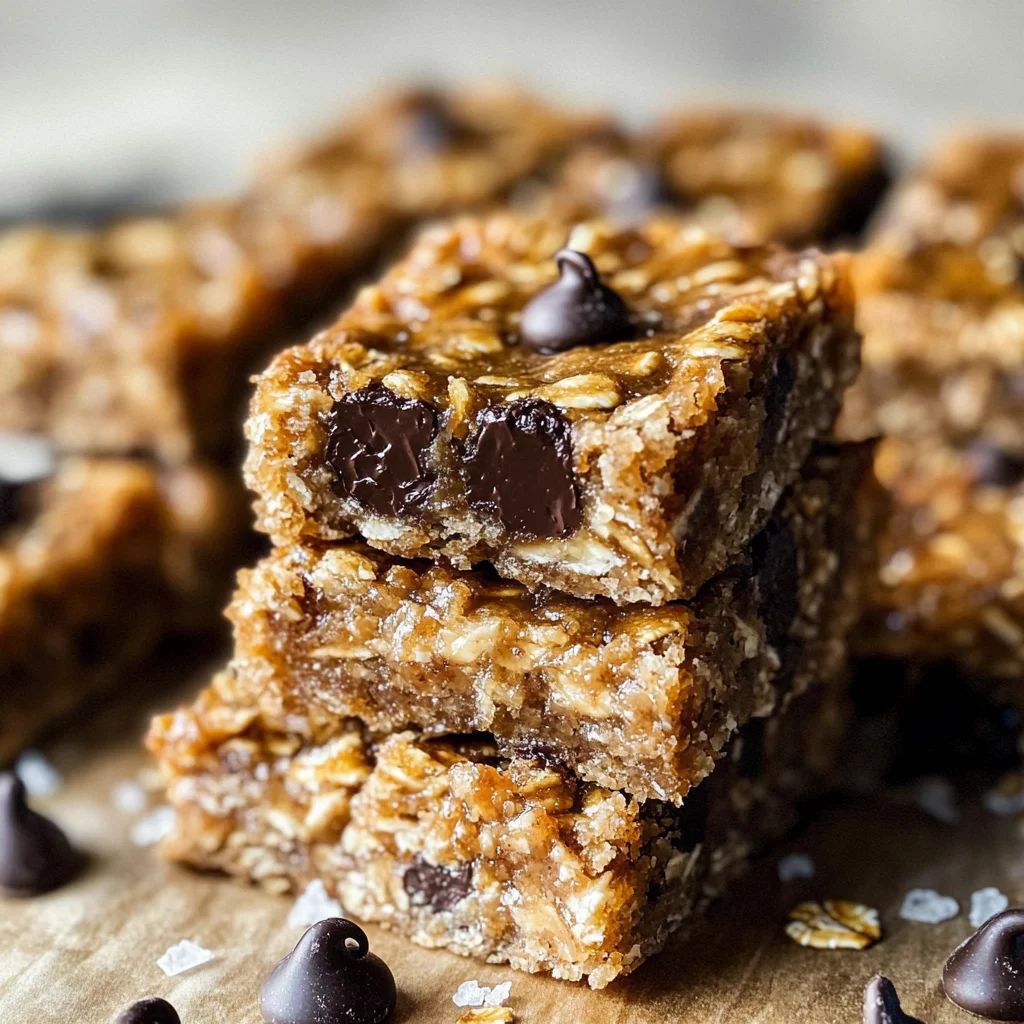 Banana Peanut Butter Oat Bars