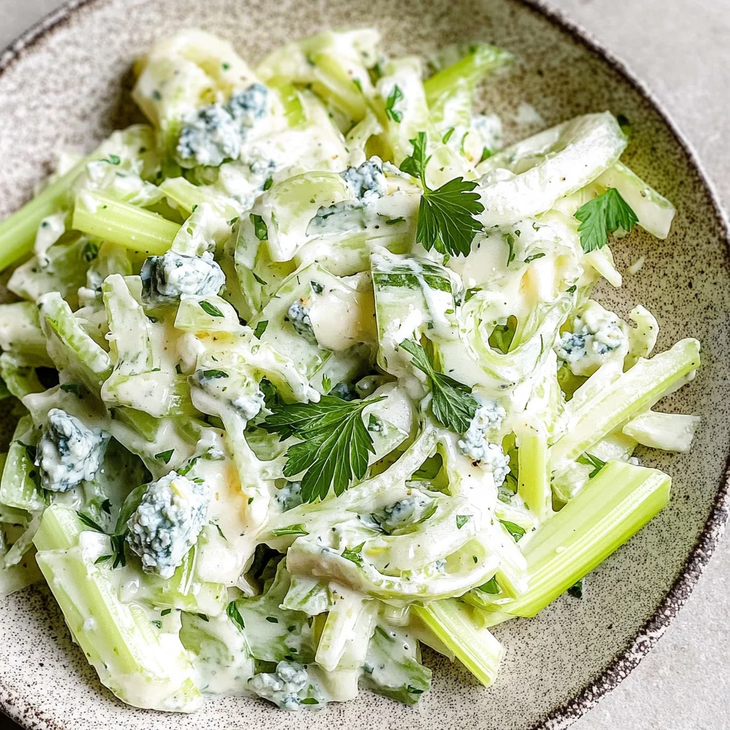 Blue Cheese Celery Slaw Recipe