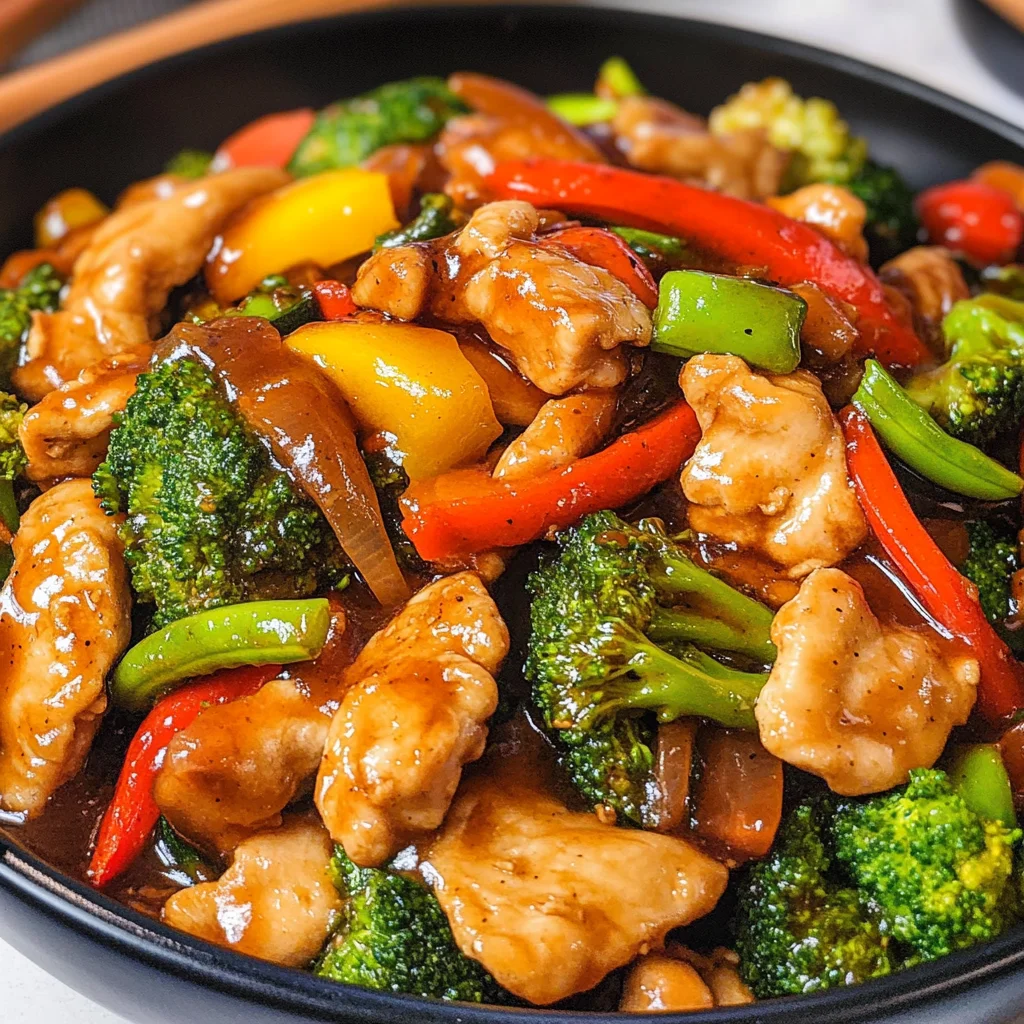 Chicken with Mixed Vegetable Stir Fry