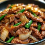 Chinese Beef and Onion Stir Fry Recipe