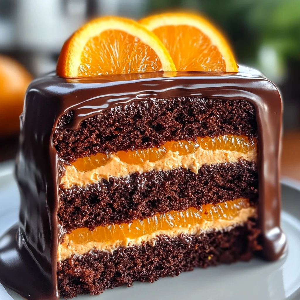 Chocolate Orange Layer Cake with Ganache: A Delightful Recipe!
