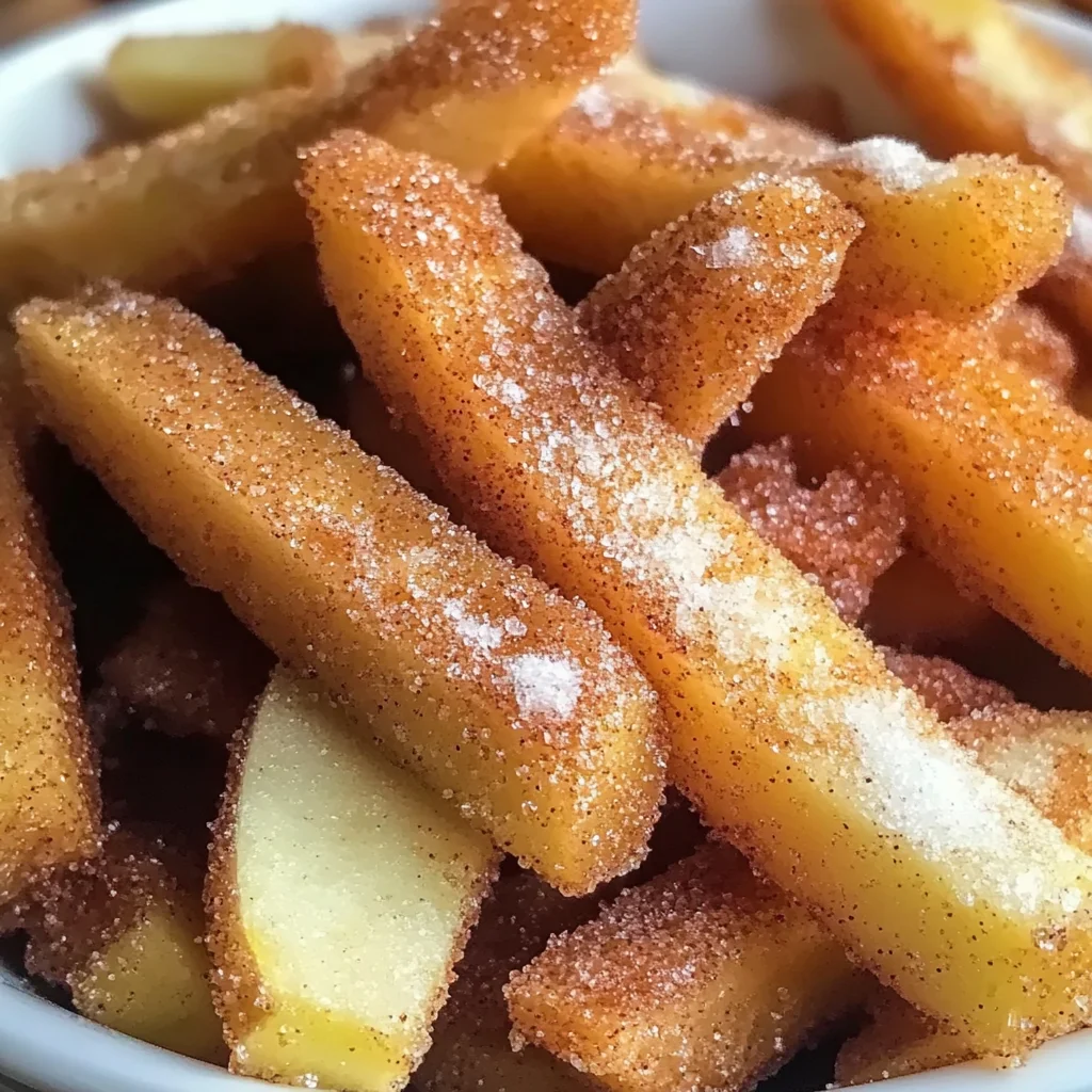 Cinnamon Sugar Apple Fries