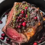 Cranberry Balsamic Roast Beef