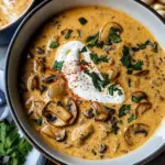 Creamy Hungarian Mushroom Soup