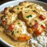 Creamy Smothered Chicken and Rice