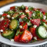 Cucumber Strawberry Salad