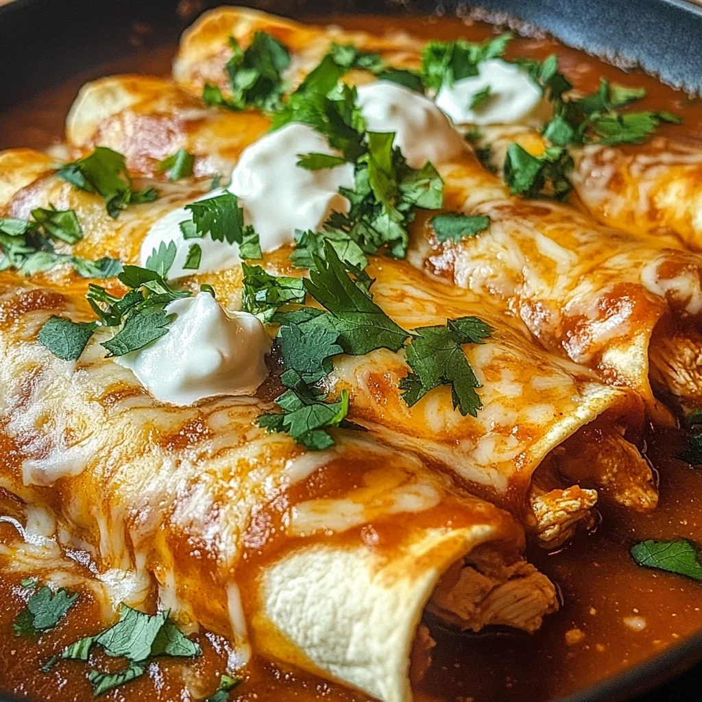 Delicious Chicken Enchiladas