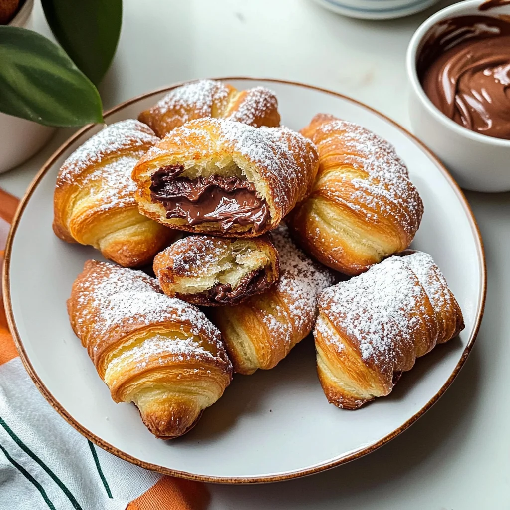 Fried Croissant Beignets