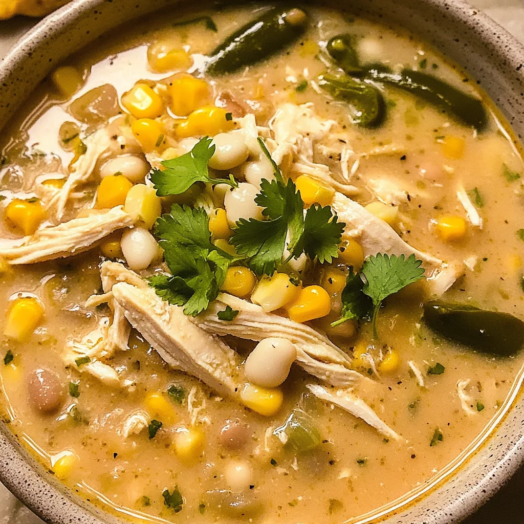 Healthy White Chicken Chili