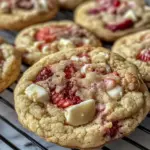 Irresistible Strawberry White Chocolate Cookies