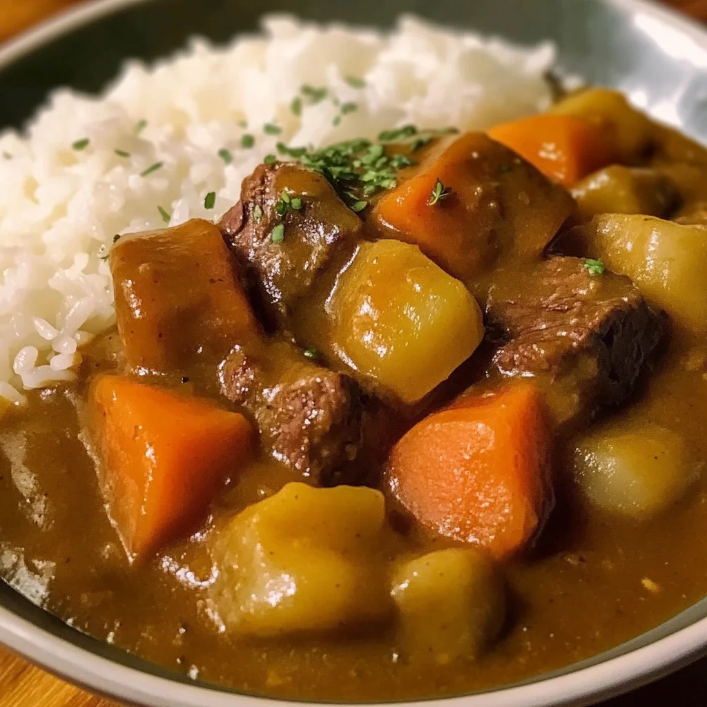 Japanese Curry on Rice