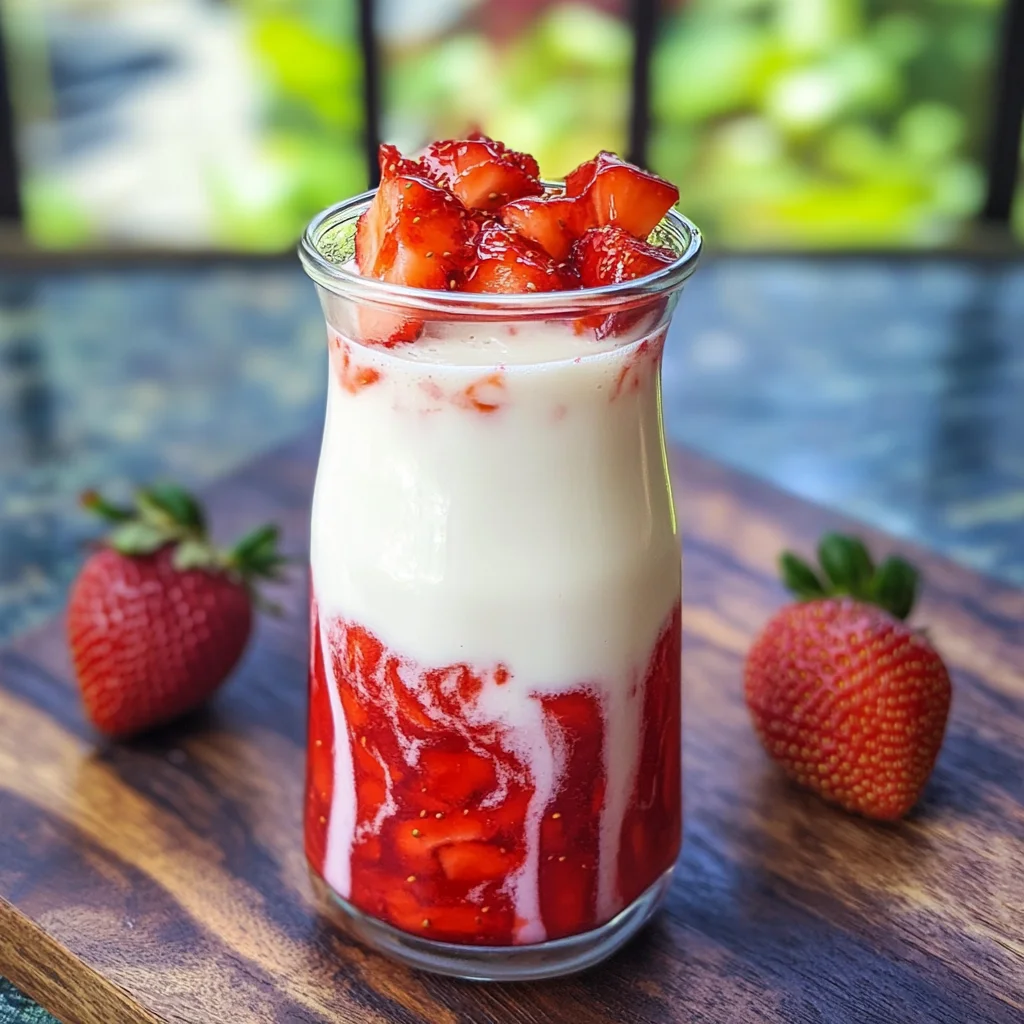 Korean Strawberry Milk