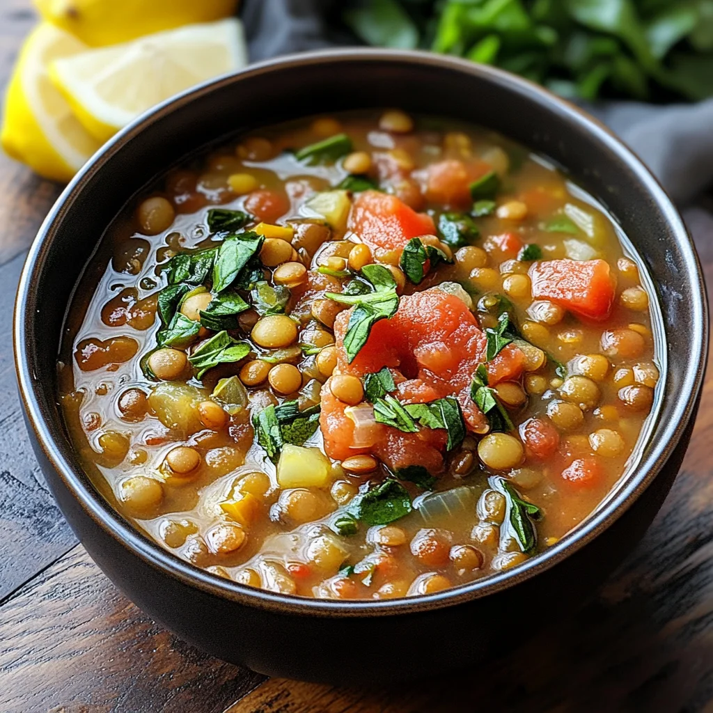 Mediterranean Lentil Soup