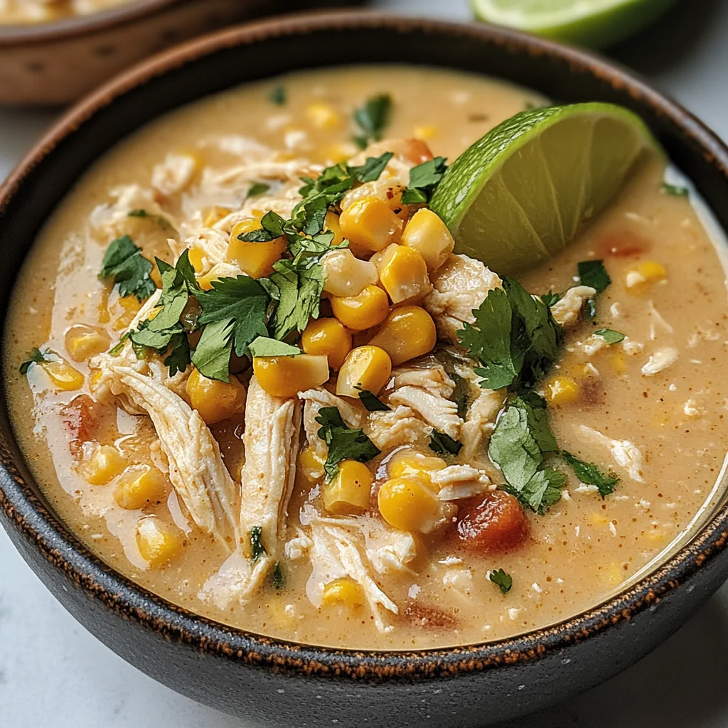 Mexican Street Corn White Chicken Chili Recipe