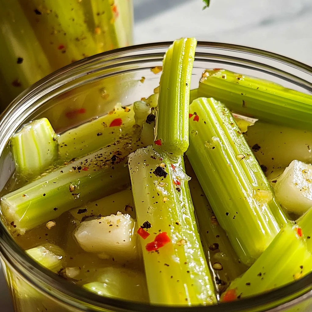 Pickled celery