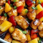Pineapple Chicken and Rice Recipe -Tropical Dinner Ideas