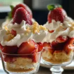 Quick Strawberry Shortcake Cups