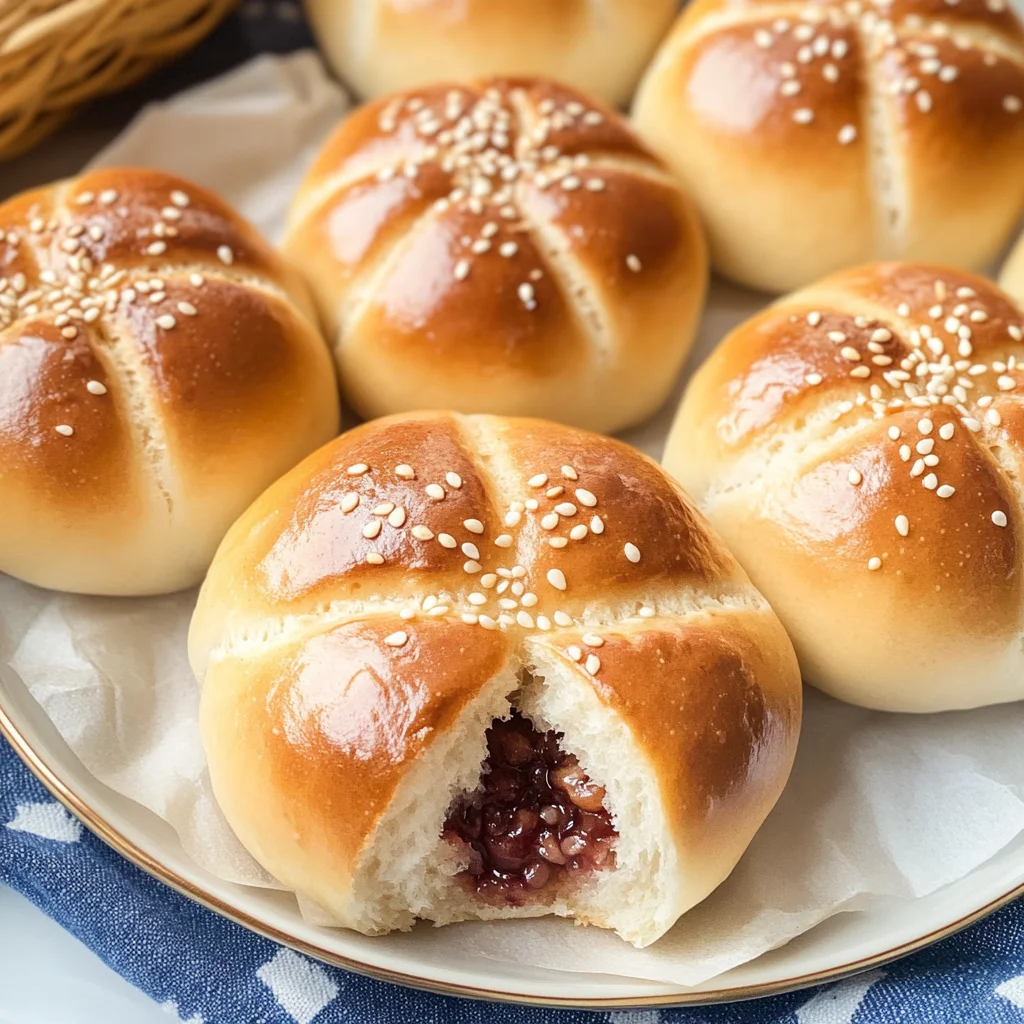 Red Bean Milk Buns