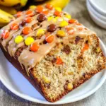 Reese's Pieces Peanut Butter Banana Bread
