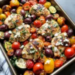 Sheet Pan Greek Chicken and Veggies (Easy One-Pan Meal)