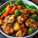 Slow Cooker Honey Garlic Chicken And Veggies Recipe
