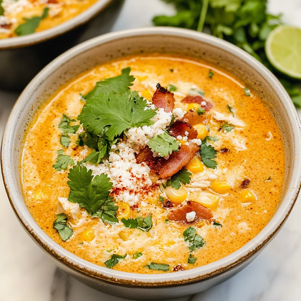 Slow Cooker Mexican Street Corn Soup