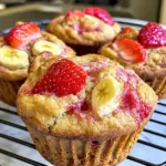 Strawberry Banana Muffins