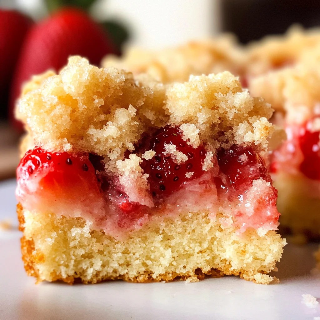 Strawberry Crumb Cake