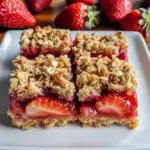 Strawberry Oatmeal Crumble Bars Recipe