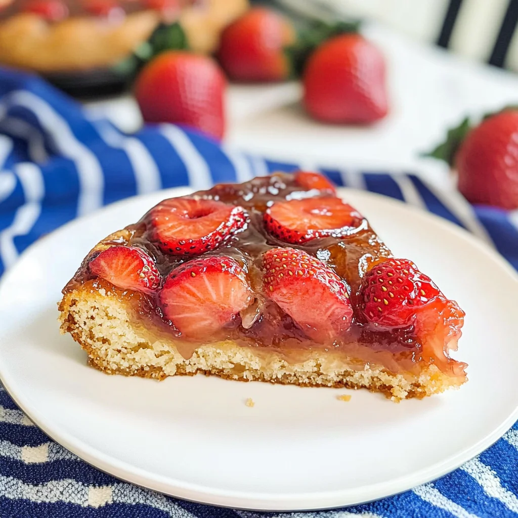 Strawberry Upside Down Cake