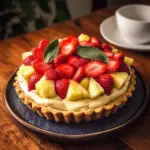 Strawberry and Pineapple Sage Tart