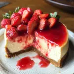 THE BEST STRAWBERRY CHEESECAKE RECIPE